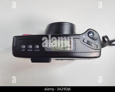 Una telecamera a pellicola retrò elettronica da 35 mm Foto Stock