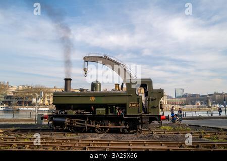 30742 motore a vapore foto charter presso il porto di Bristol ferrovia [ 2025 ] Foto Stock