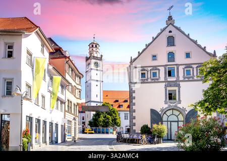 Vecchia città di Ravensburg, Germania Foto Stock