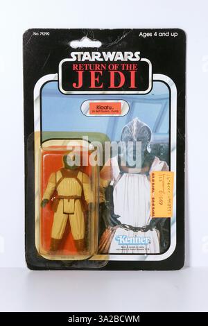 Star Wars il ritorno del giocattolo da collezione Jedi Foto Stock