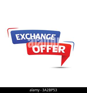 Offerte di Scambio imbattibili ora disponibili Illustrazione Vettoriale