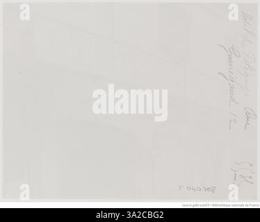 La fotografia di Eugène Atget mostra l'Hôtel de Blégny situato in Rue Guénégaud 12, enfatizzando la sua architettura storica e la collocazione all'interno del tessuto urbano di Parigi. Foto Stock