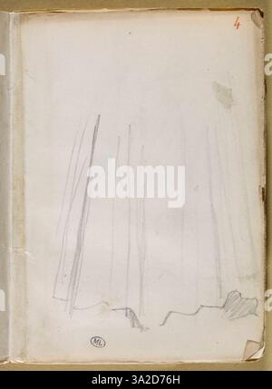 In RF 26066, 7, Théodore Chassériau cattura una potente rappresentazione della figura umana, concentrandosi sui dettagli anatomici, con movimento dinamico e illuminazione spettacolare. Foto Stock