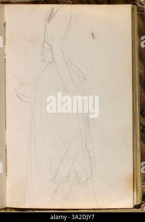 In questa opera, Chassériau cattura un momento di intensità emotiva, concentrandosi sul rendering dettagliato della forma umana, con la luce che contrasta con l'ombra per creare profondità. Foto Stock