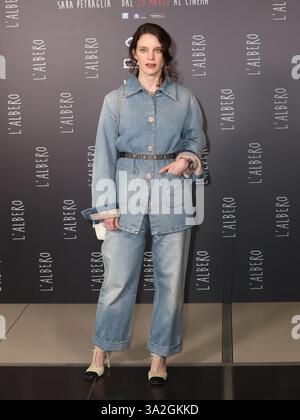 Roma, Italia. 13 marzo 2025. Roma, cinema Adriano, film fotografico "l'albero". Nella foto: Carlotta gamba credito: Agenzia fotografica indipendente/Alamy Live News Foto Stock