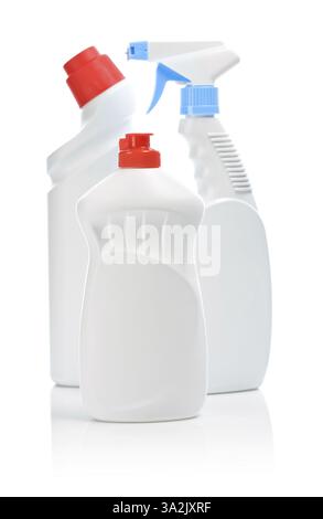 Spray e flacone di gel Foto Stock