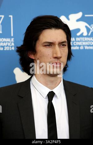 31 agosto 2014 - Venezia, Italia - ACEPIXS.COM....August 31 2014, Venezia....l'attore Adam driver al servizio fotografico di "Hungry Hearts" durante la 71a Mostra cinematografica di Venezia del 31 2014 agosto a Venezia, Italia (immagine di credito: © Famous/Ace Pictures/ZUMA Wire) Foto Stock