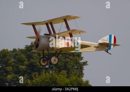 Aereo da caccia Royal Aircraft Factory BE2c a bassa emissione Foto Stock