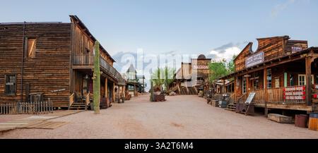 Goldfield Ghost Town, Arizona, Stati Uniti Foto Stock