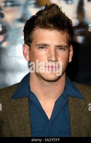 30 GENNAIO 2003 - HOLLYWOOD, CALIFORNIA, STATI UNITI - K28649FB ..PREMIERE DESTINAZIONE FINALE 2. AL CINERAMA DOME. A HOLLYWOOD, CA. .1/30/2003 .. FITZROY BARRETT / 2003 . WILLIAM LEE SCOTT (immagine di credito: © Globe Photos/ZUMAPRESS.com) Foto Stock