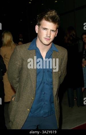 30 GENNAIO 2003 - HOLLYWOOD, CALIFORNIA, STATI UNITI - K28649FB ..PREMIERE DESTINAZIONE FINALE 2. AL CINERAMA DOME. A HOLLYWOOD, CA. .1/30/2003 .. FITZROY BARRETT / 2003 . WILLIAM LEE SCOTT (immagine di credito: © Globe Photos/ZUMAPRESS.com) Foto Stock