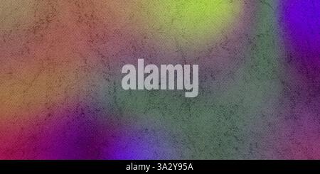 Sfocatura colorata astratta con sfumature vivaci che creano un delicato mix di luce e colore Foto Stock
