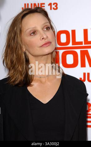10 GIUGNO 2003 - SANTA MONICA, CALIFORNIA, STATI UNITI - K31042FB.HOLLYWOOD HICIDE PREMIERE AL MANN. TEATRO VILLAGE DI SANTA MONICA, CALIFORNIA. FITZROY BARRETT/ 2003.CALISTA FLOCKHART(immagine di credito: © Globe Photos/ZUMAPRESS.com) Foto Stock