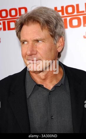 10 GIUGNO 2003 - SANTA MONICA, CALIFORNIA, STATI UNITI - K31042FB.HOLLYWOOD HICIDE PREMIERE AL MANN. TEATRO VILLAGE DI SANTA MONICA, CALIFORNIA. FITZROY BARRETT/ 2003.HARRISON FORD(immagine di credito: © Globe Photos/ZUMAPRESS.com) Foto Stock