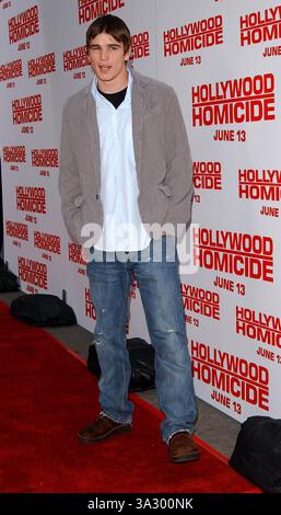 10 GIUGNO 2003 - SANTA MONICA, CALIFORNIA, STATI UNITI - K31042FB.HOLLYWOOD HICIDE PREMIERE AL MANN. TEATRO VILLAGE DI SANTA MONICA, CALIFORNIA. FITZROY BARRETT/ 2003.JOSH HARTNETT(immagine di credito: © Globe Photos/ZUMAPRESS.com) Foto Stock