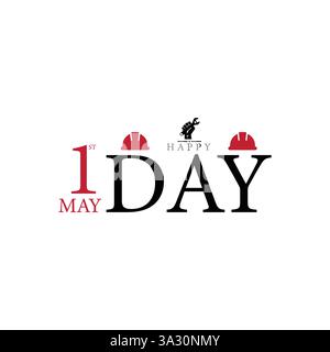 Festeggiate l'arrivo di maggio con l'Happy May Day Illustrazione Vettoriale