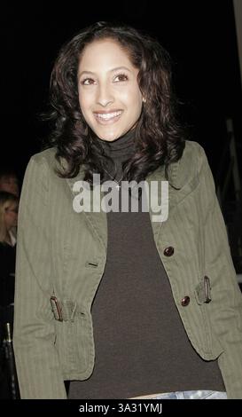 24 gennaio 2005 - Los Angeles, CALIFORNIA, Stati Uniti - CHRISTEL KHALIL -. NASCONDI E CERCA - PRIMA MONDIALE -. ZANUCK THEATER, TWENTIETH CENTURY FOX, LOS ANGELES, CALIFORNIA -.01-24-2005 -. NINA PROMMER/ 2005.K41188NP(immagine di credito: © Globe Photos/ZUMAPRESS.com) Foto Stock