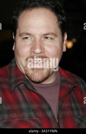 24 gennaio 2005 - Los Angeles, CALIFORNIA, Stati Uniti - JON FAVREAU -. NASCONDI E CERCA - PRIMA MONDIALE -. ZANUCK THEATER, TWENTIETH CENTURY FOX, LOS ANGELES, CALIFORNIA -.01-24-2005 -. NINA PROMMER/ 2005.K41188NP(immagine di credito: © Globe Photos/ZUMAPRESS.com) Foto Stock