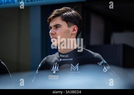 Melbourne, Australie. 15 marzo 2025. MEGUETOUNIF Sami (fra), Trident, Dallara F2 2024, ritratto durante il 1° round del Campionato FIA di Formula 2 2025 dal 14 al 16 marzo 2025 sul circuito Albert Park Grand Prix, a Melbourne, Australia - Photo Diederik van der Laan/Dutch Photo Agency/DPPI Credit: DPPI Media/Alamy Live News Foto Stock