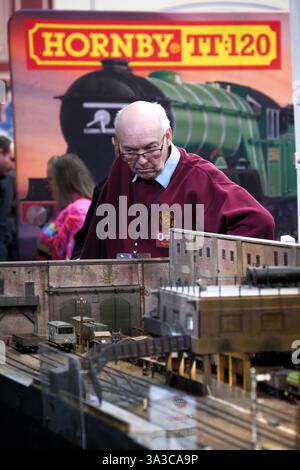 Alexandra Palace, Londra, Regno Unito. 15 marzo 2025. Il London Festival of Railway Modelling ad Alexandra Palace. Crediti: Matthew Chattle/Alamy Live News Foto Stock