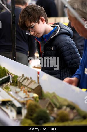 Alexandra Palace, Londra, Regno Unito. 15 marzo 2025. Il London Festival of Railway Modelling ad Alexandra Palace. Crediti: Matthew Chattle/Alamy Live News Foto Stock