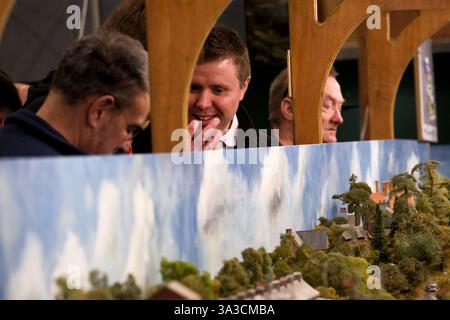 Alexandra Palace, Londra, Regno Unito. 15 marzo 2025. Il London Festival of Railway Modelling ad Alexandra Palace. Crediti: Matthew Chattle/Alamy Live News Foto Stock