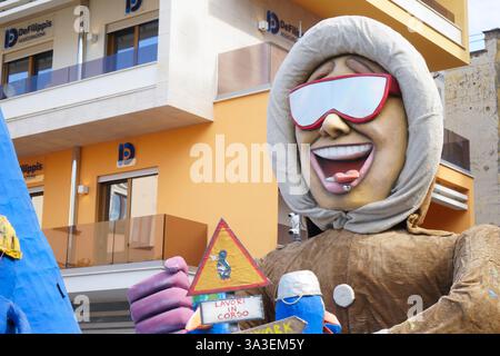 2025 Carnevale - Nocera inferiore, provincia di Salerno, Italia Foto Stock