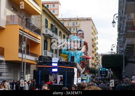 2025 Carnevale - Nocera inferiore, provincia di Salerno, Italia Foto Stock