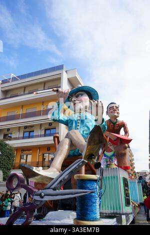 2025 Carnevale - Nocera inferiore, provincia di Salerno, Italia Foto Stock