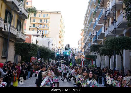 2025 Carnevale - Nocera inferiore, provincia di Salerno, Italia Foto Stock
