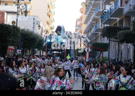 2025 Carnevale - Nocera inferiore, provincia di Salerno, Italia Foto Stock