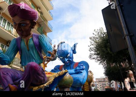 2025 Carnevale - Nocera inferiore, provincia di Salerno, Italia Foto Stock