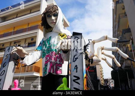2025 Carnevale - Nocera inferiore, provincia di Salerno, Italia Foto Stock