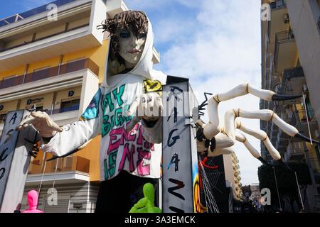 2025 Carnevale - Nocera inferiore, provincia di Salerno, Italia Foto Stock