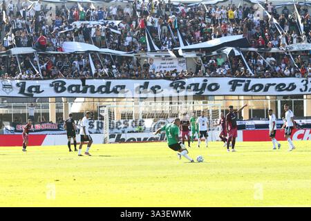 Buenos Aires, Argentina. 15 marzo 2025. Buenos Aires, 15.03.2025: Del River Plate durante la partita per il decimo round di campionato argentino allo stadio Guillermo Laza ( crediti: Néstor J. Beremblum/Alamy Live News Foto Stock