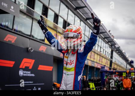 Melbourne, Australie. 15 marzo 2025. CAMARA Rafael (bra), Trident, Dallara F3 2025, ritratto durante la 1a prova del Campionato FIA di Formula 3 2025 dal 14 al 16 marzo 2025 sul circuito Albert Park Grand Prix di Melbourne, Australia - Photo Diederik van der Laan/Dutch Photo Agency/DPPI Credit: DPPI Media/Alamy Live News Foto Stock