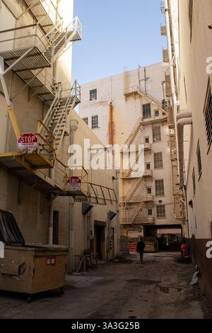 01.03.2024, El Paso, Texas USA. I luoghi di interesse del centro città in primavera Foto Stock