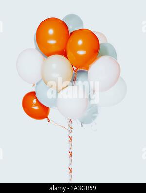 Palloncini colorati per celebrazioni ed eventi Foto Stock