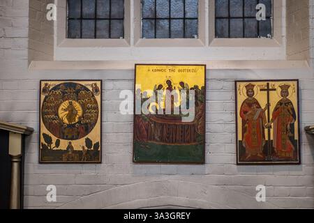 Chiesa greco-ortodossa di San Nicola, Battersea. Foto Stock