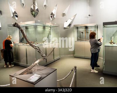 Mosca, Russia - 8 marzo 2025: Interno del Museo della Guerra Patriottica del 1812, filiale del Museo storico di Stato nella città di Mosca nella stagione invernale Foto Stock
