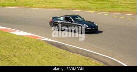 Weekend Porsche al Mont-Tremblant Circuit, Québec, Montréal, sponsorizzato da Aston Martin Montreal. Foto Stock