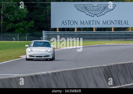 Weekend Porsche al Mont-Tremblant Circuit, Québec, Montréal, sponsorizzato da Aston Martin Montreal. Foto Stock