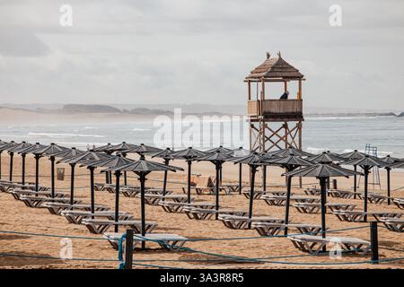 Agadir in Marocco. Oceano Atlantico. Architettura e cultura marocchina. Destinazioni di viaggio in Marocco. Monumenti marocchini. Visita il Marocco. Viaggio estivo Foto Stock