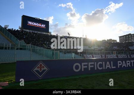 16 marzo 2025, Stadio Artemio Franchi, Firenze, Italia; partita di calcio Enilive di serie A; Fiorentina contro Juventus; veduta generale dell'Artemio p. Foto Stock