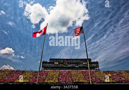 Brooklyn, mi, Stati Uniti. 15 giugno 2009. 14 giugno 2009: Il Michigan International Raceway ospita la gara LifeLock 400 NASCAR Sprint Cup a Brooklyn, mi. (Credit Image: © Walter G. Arce Sr./ASP via ZUMA Press Wire) SOLO PER USO EDITORIALE! Non per USO commerciale! Foto Stock