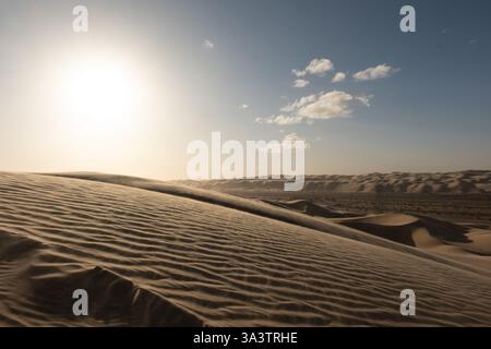 Imperial dune di sabbia, California Foto Stock