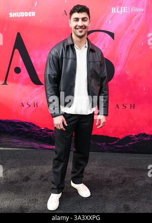 Los Angeles, Stati Uniti. 17 marzo 2025. LOS ANGELES, CALIFORNIA, USA - 17 MARZO: Trevor Tordjman arriva alla premiere di Los Angeles di RLJE Films and Shudder's 'Ash' tenutasi al Vista Theatre il 17 marzo 2025 a Los Angeles, California, Stati Uniti. (Foto di Xavier Collin/Image Press Agency) credito: Image Press Agency/Alamy Live News Foto Stock
