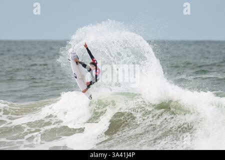 Peniche, Portogallo. 18 marzo 2025. World surf League , MEO Rip Curl Pro Portugal 2025 crediti: Nunoreisinhophotography/Alamy Live News Foto Stock