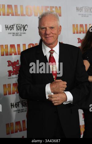 23 agosto 2007 - Hollywood, CALIFORNIA, Stati Uniti - MALCOLM MCDOWELL -. HALLOWEEN - PREMIERE -. HOLLYWOOD, CALIFORNIA - 08-23-2007 - . NINA PROMMER/ 2007 . K54057NP(immagine di credito: © Globe Photos/ZUMAPRESS.com) Foto Stock