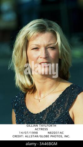 14 luglio 1998 - Scarborough, North Yorkshire, Inghilterra - GILLIAN TAYLFORTH.ACLATOR.14/07/1998.N82D31AC.CREDIT: ALLSTAR/(Credit Image: © Globe Photos/ZUMAPRESS.com) Foto Stock